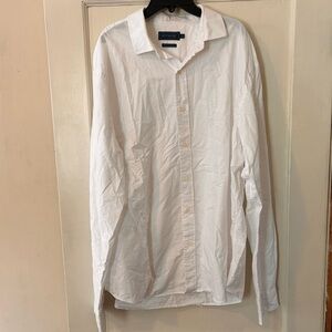 Biltmore Men's XL White Shirt Work Shirt 100% Cotton